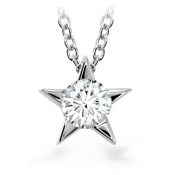0.15 ctw. Illa Pendant Necklace in 18K White Gold