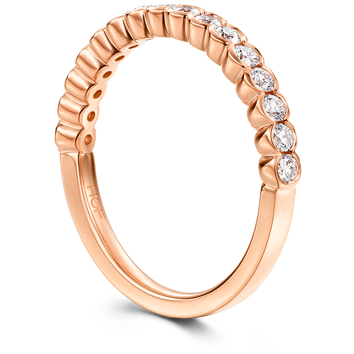 0.41 ctw. Isabelle Bezel Band in 18K Rose Gold