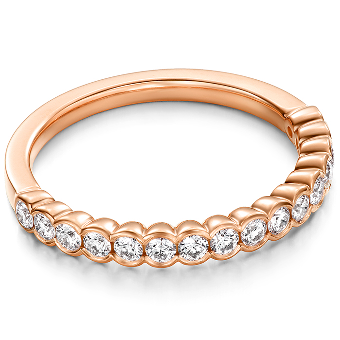 0.41 ctw. Isabelle Bezel Band in 18K Rose Gold