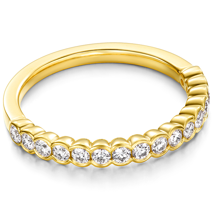 0.41 ctw. Isabelle Bezel Band in 18K Yellow Gold