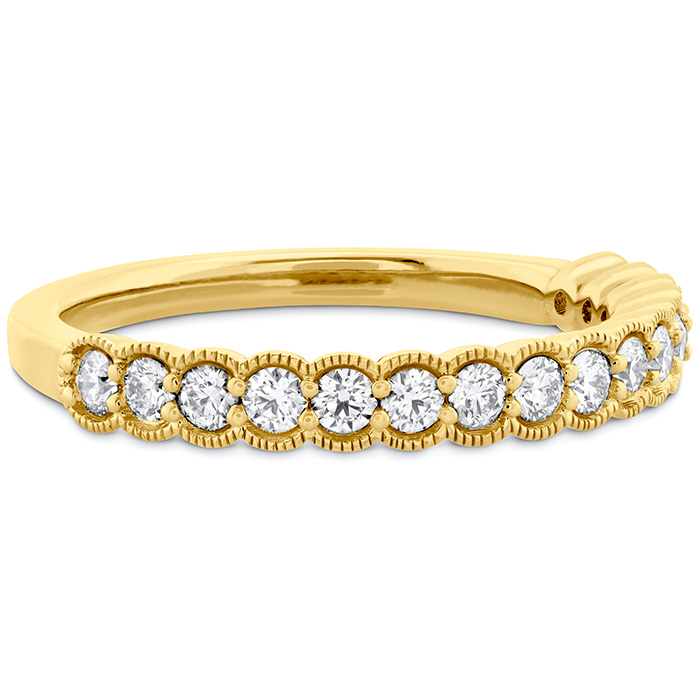 0.42 ctw. Isabelle Milgrain Diamond Band in 18K Yellow Gold