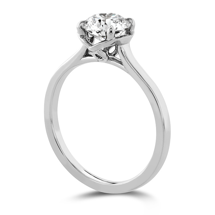 Juliette Solitaire Engagement Ring in 18K Rose Gold