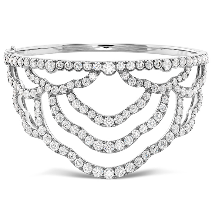 8.95 ctw. Lorelei Chandelier Diamond Cuff in 18K White Gold