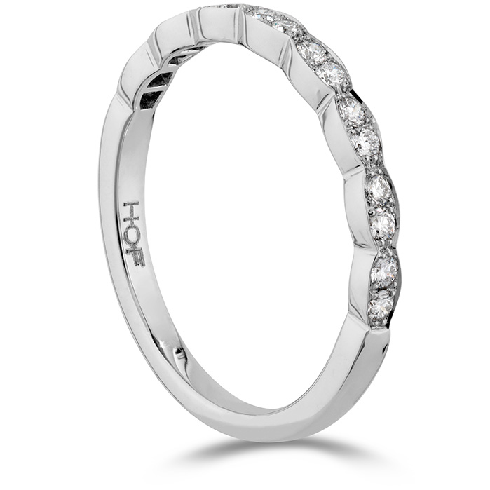 0.2 ctw. Lorelei Floral Diamond Band in 18K White Gold