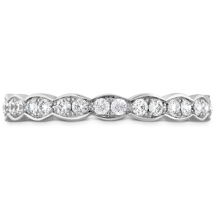 0.45 ctw. Lorelei Floral Eternity Band in Platinum