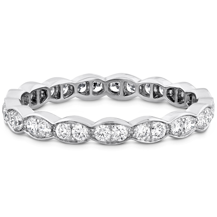 0.45 ctw. Lorelei Floral Eternity Band in Platinum