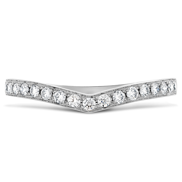 0.2 ctw. Lorelei Pointed Diamond Band in Platinum