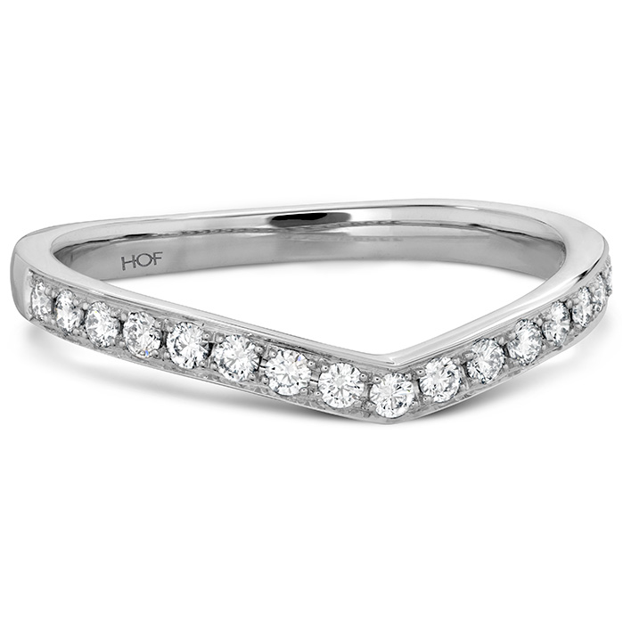 0.2 ctw. Lorelei Pointed Diamond Band in Platinum
