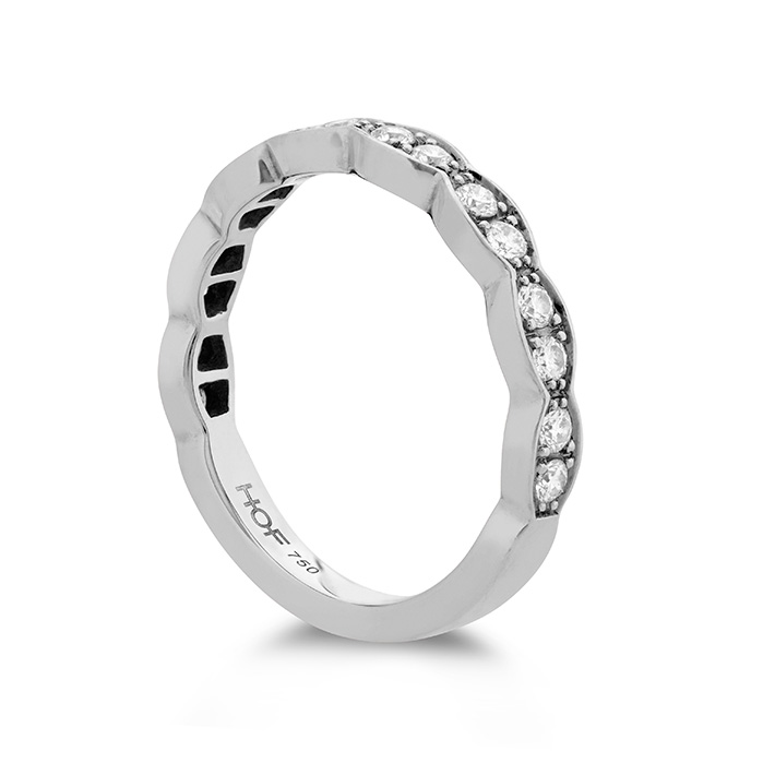 0.18 ctw. Lorelei Floral Midi Band in 18K Rose Gold