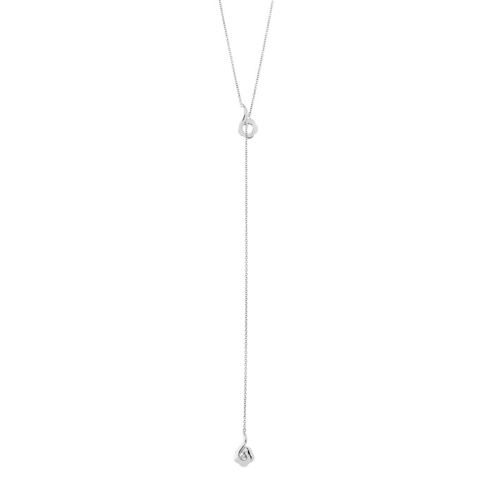 0.05 ctw. Lorelei Lariat Necklace in 18K Yellow Gold