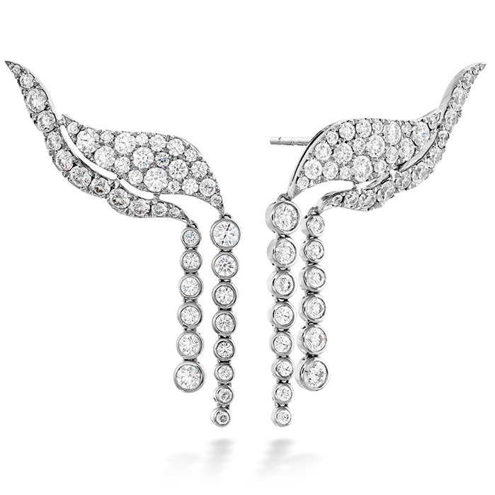 3.1 ctw. Lorelei Fringe Diamond Ear Cuff in 18K White Gold