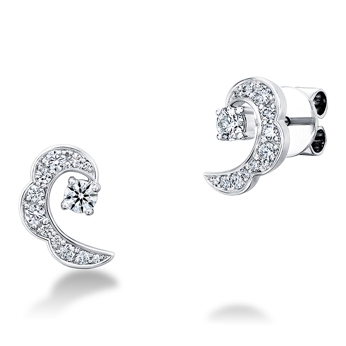 0.45 ctw. Lorelei Ribbon Studs in 18K Rose Gold