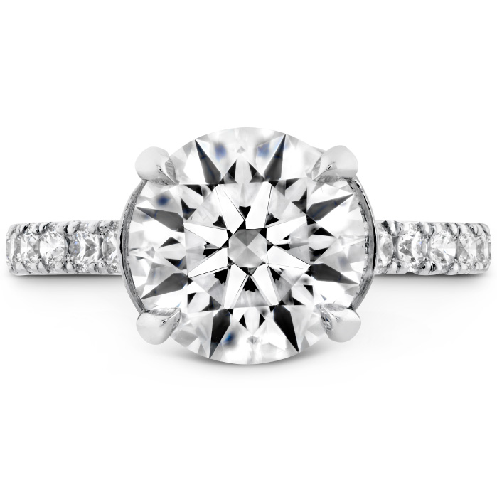 0.68 ctw. The Luna Diamond Ring in Platinum