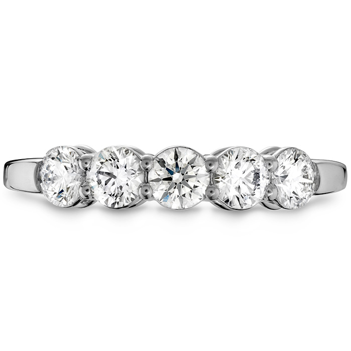 0.3 ctw. Multiplicity Love Five-Stone Band in Platinum
