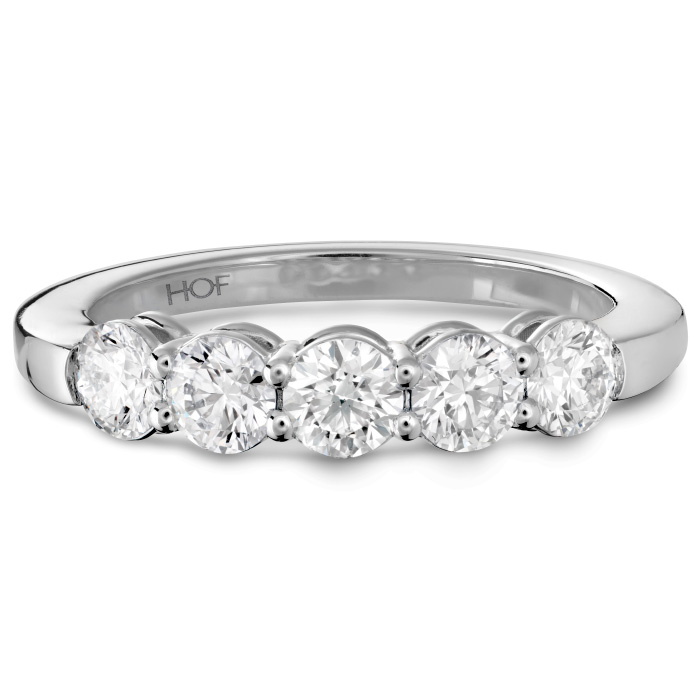 0.3 ctw. Multiplicity Love Five-Stone Band in Platinum