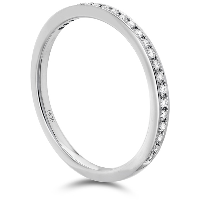 0.15 ctw. Optima Diamond Band in 18K White Gold