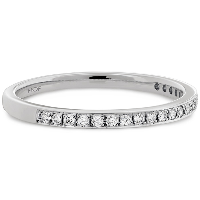 0.15 ctw. Optima Diamond Band in 18K White Gold