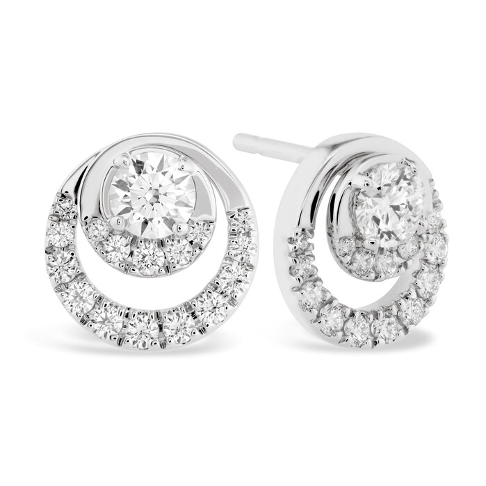 0.76 ctw. Optima Stud Earrings in 18K Rose Gold