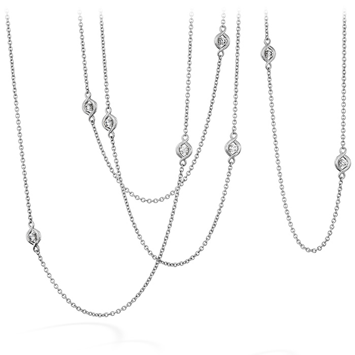 0.58 ctw. Optima Station Necklace in 18K Yellow Gold