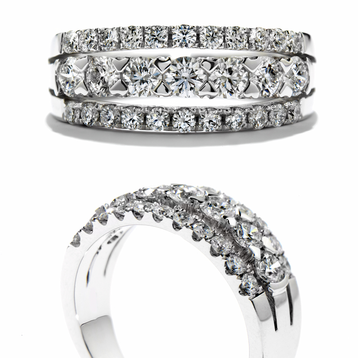 1.25 ctw. Enjoyment Right Hand Ring in Platinum