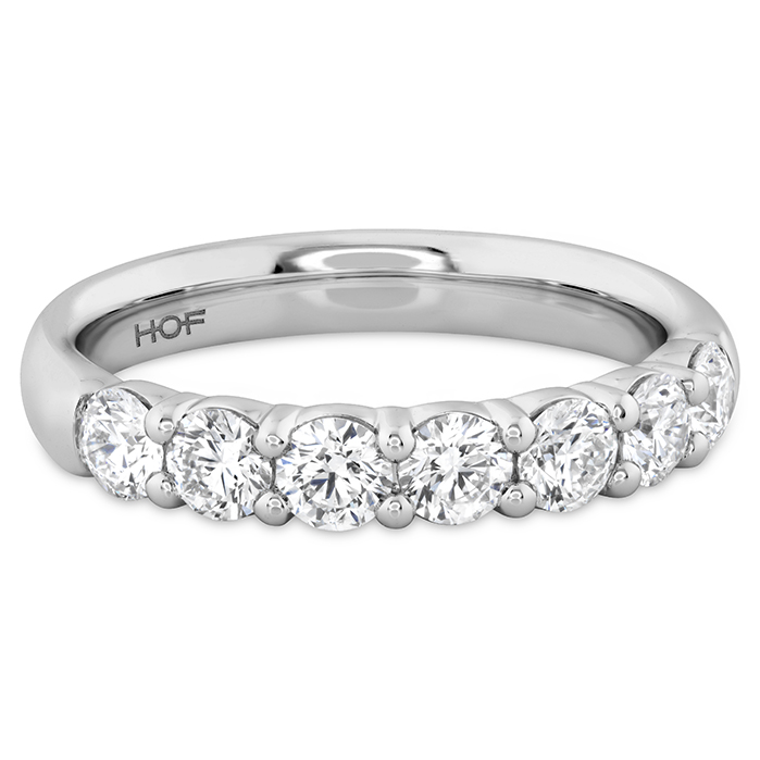 .90 ctw. Signature 7 Stone Band in 18K White Gold