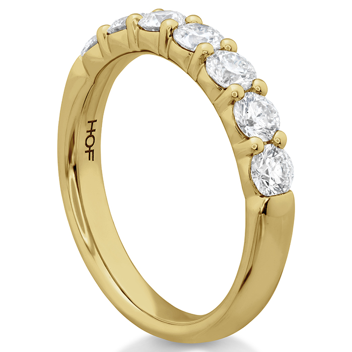 .90 ctw. Signature 7 Stone Band in 18K Yellow Gold