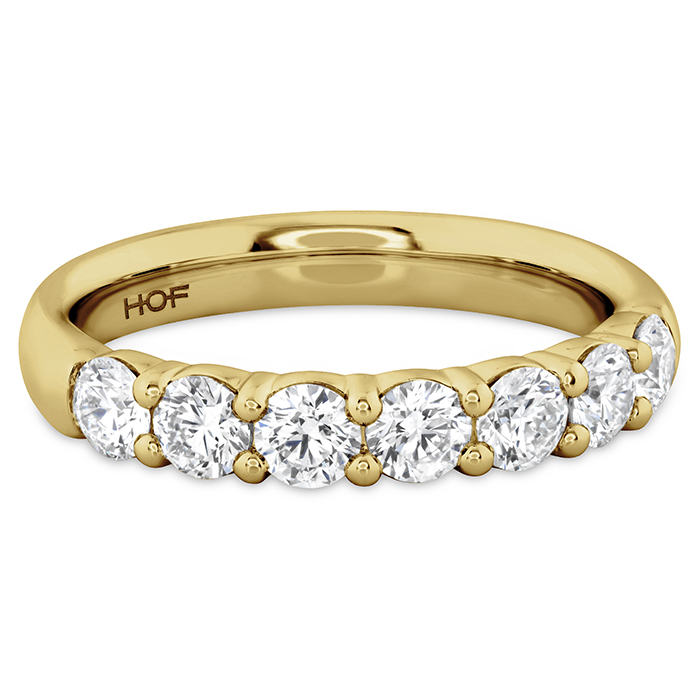 .90 ctw. Signature 7 Stone Band in 18K Yellow Gold