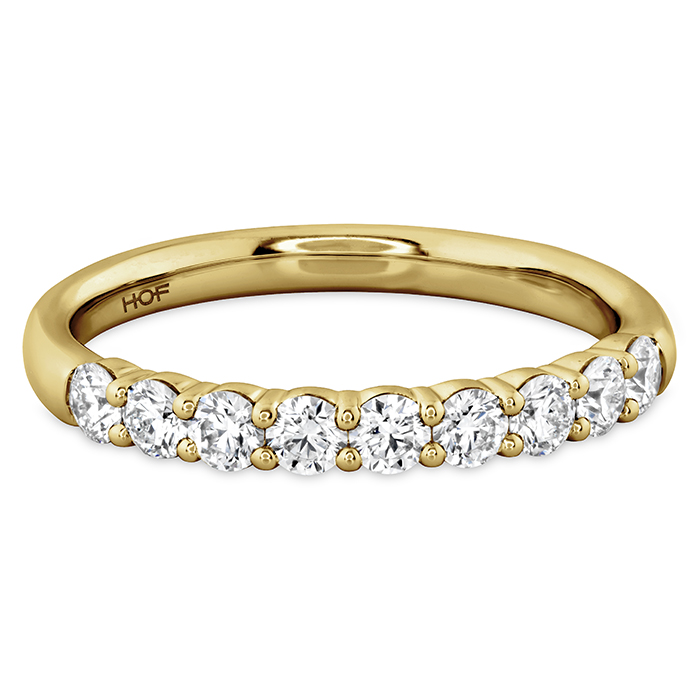 0.5 ctw. Signature 9 Stone Band in 18K Yellow Gold