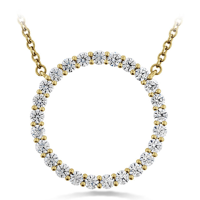 0.66 ctw. Signature Circle Pendant - Large in 18K Yellow Gold