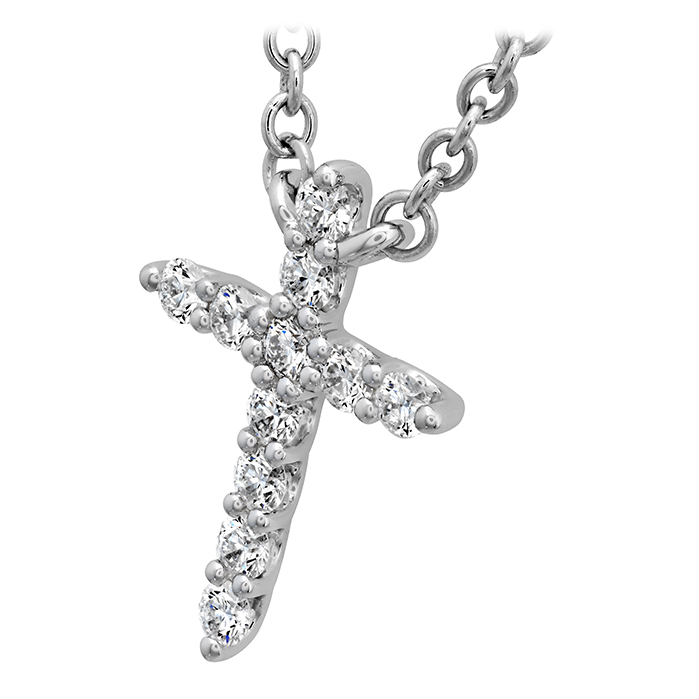 0.11 ctw. Signature Cross Pendant - Small in 18K Yellow Gold