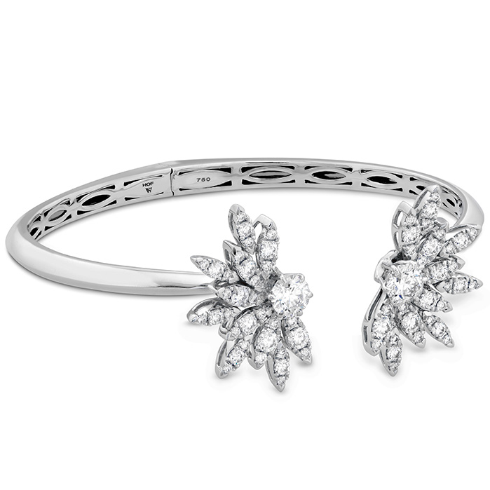 2.5 ctw. White Kites Flight Bangle in 18K White Gold