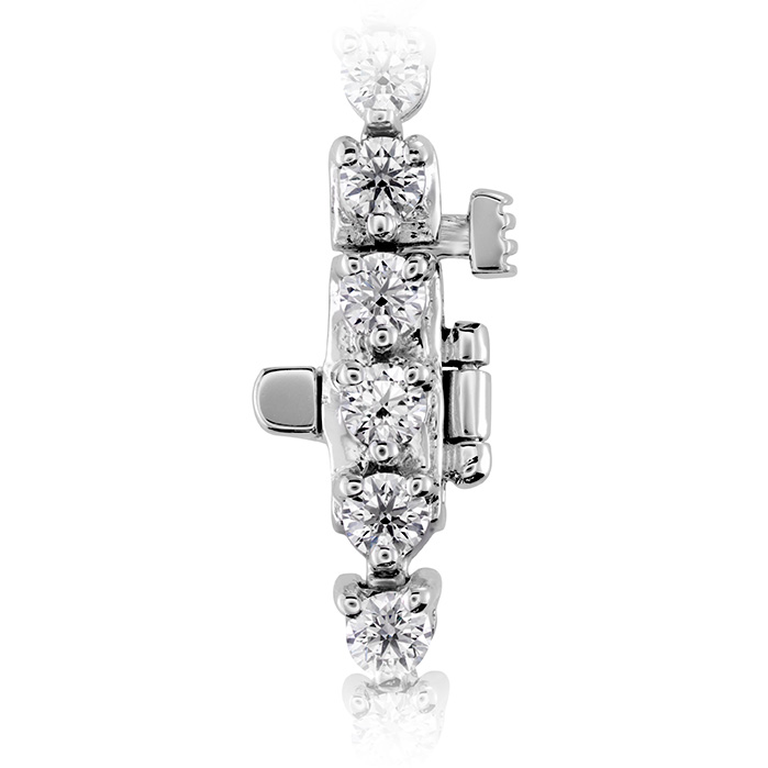 10 ctw. Temptation Three-Prong Bracelet in 18K White Gold