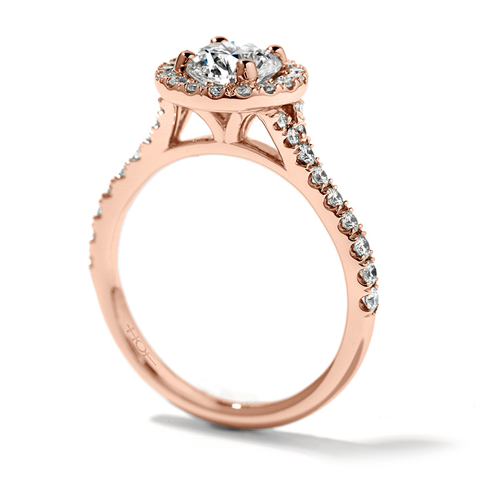 0.4 ctw. Transcend Engagement Ring - Mounting Only in 18K Rose Gold
