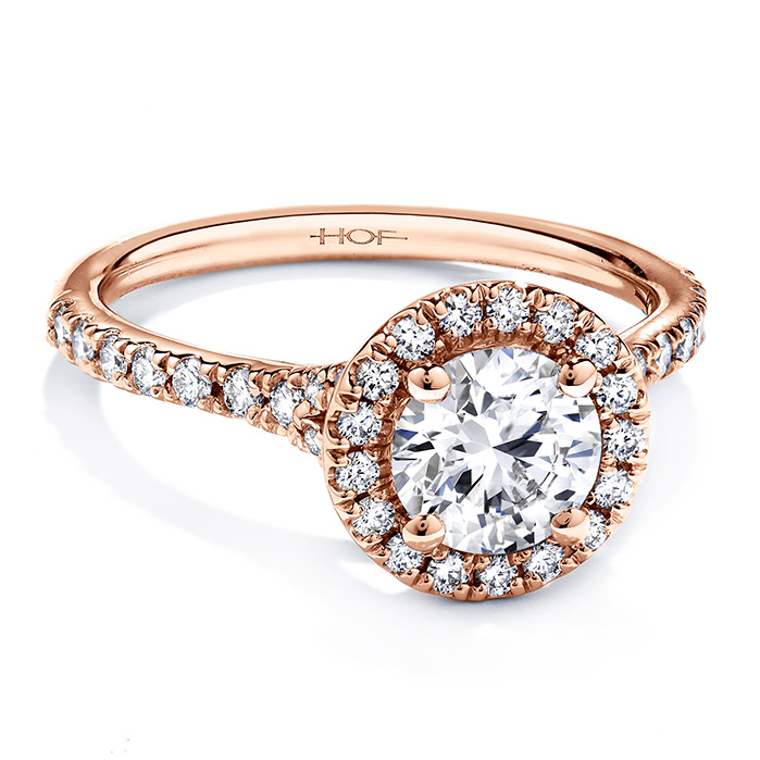 0.4 ctw. Transcend Engagement Ring - Mounting Only in 18K Rose Gold