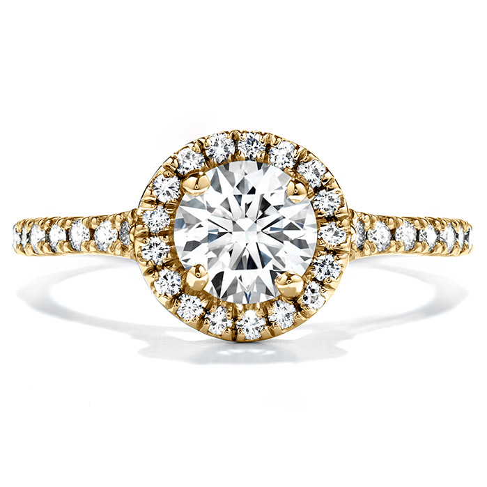 0.4 ctw. Transcend Engagement Ring - Mounting Only in 18K Yellow Gold