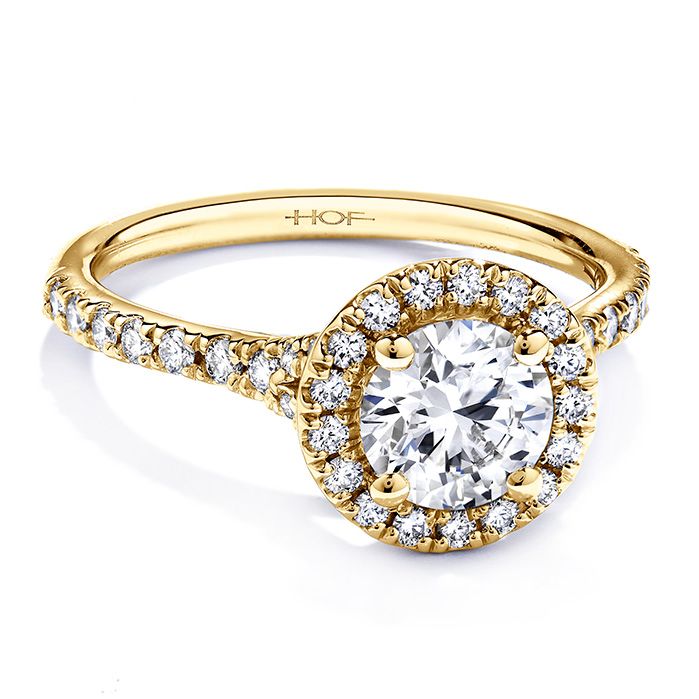 0.4 ctw. Transcend Engagement Ring - Mounting Only in 18K Yellow Gold