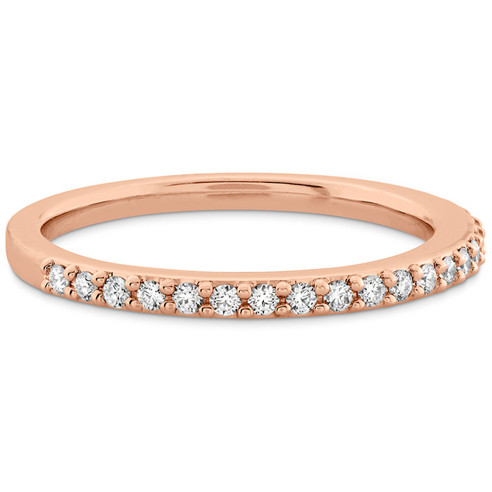 0.15 ctw. Camilla Diamond Band in 18K Rose Gold