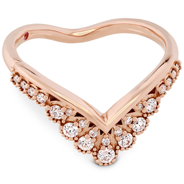 0.2 ctw. Behati Silhouette Power Band in 18K Rose Gold