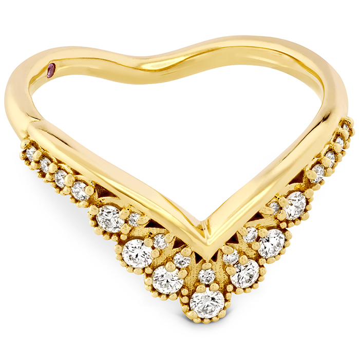 0.2 ctw. Behati Silhouette Power Band in 18K Yellow Gold