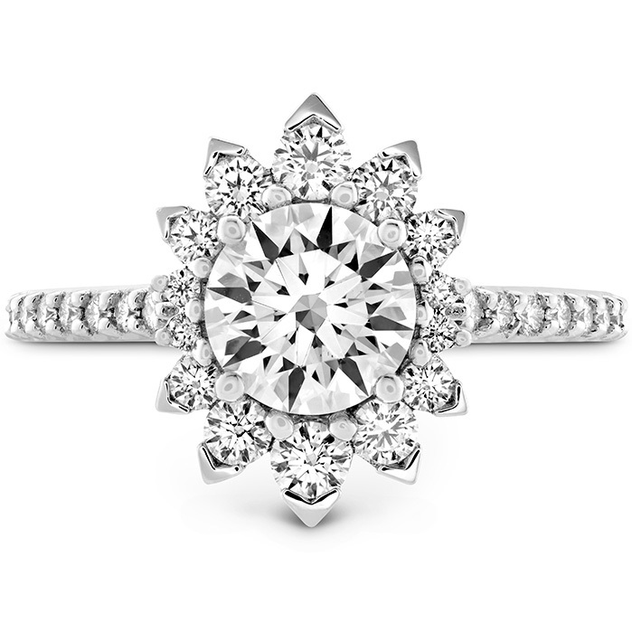 0.57 ctw. Behati Say It Your Way Oval Engagement Ring in Platinum