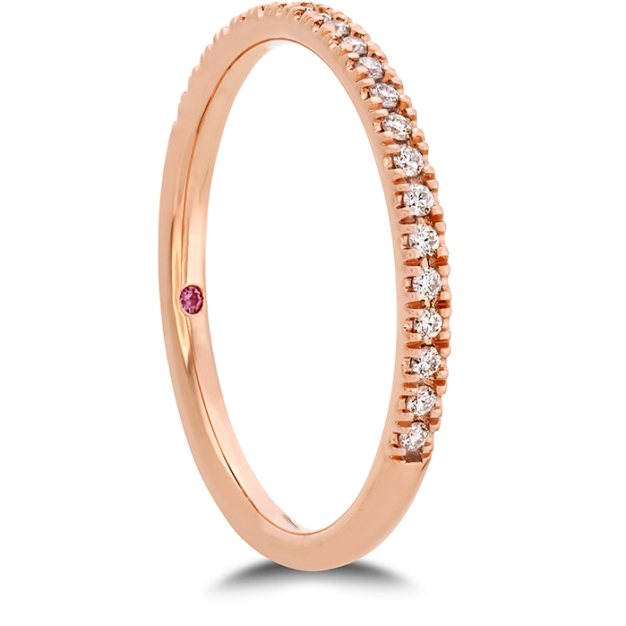 0.15 ctw. Sloane Wedding Band in 18K Rose Gold