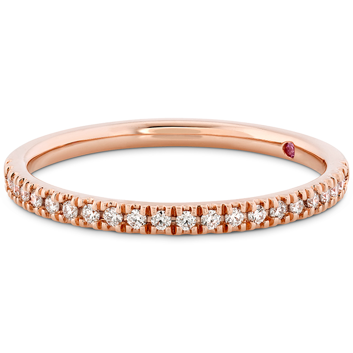 0.15 ctw. Sloane Wedding Band in 18K Rose Gold