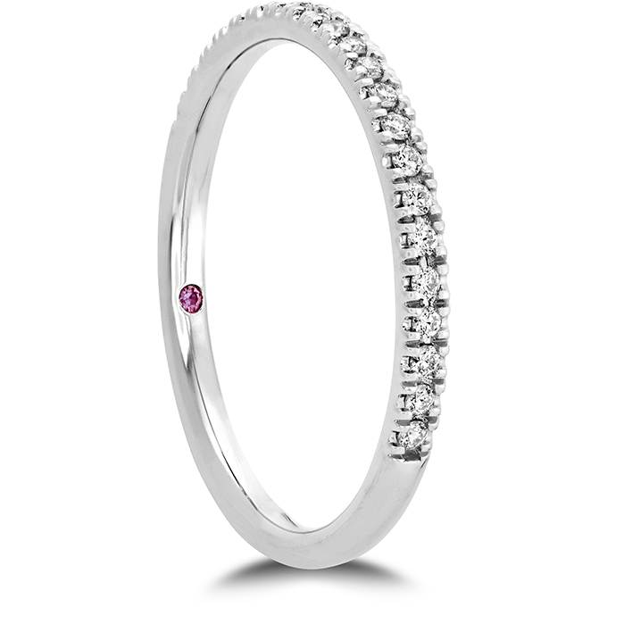 0.15 ctw. Sloane Wedding Band in 18K White Gold
