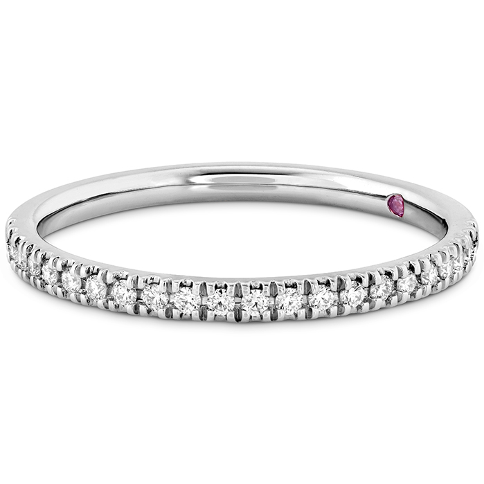 0.15 ctw. Sloane Wedding Band in 18K White Gold