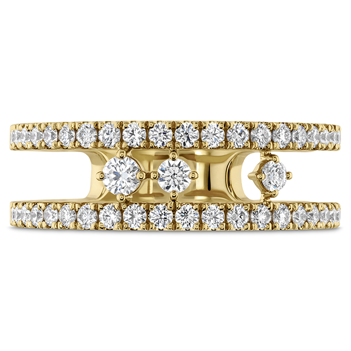 0.5 ctw. Grace Floating Right Hand Ring in 18K Yellow Gold