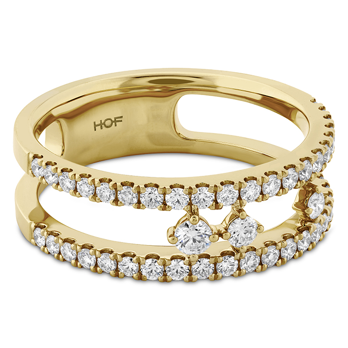 0.5 ctw. Grace Floating Right Hand Ring in 18K Yellow Gold