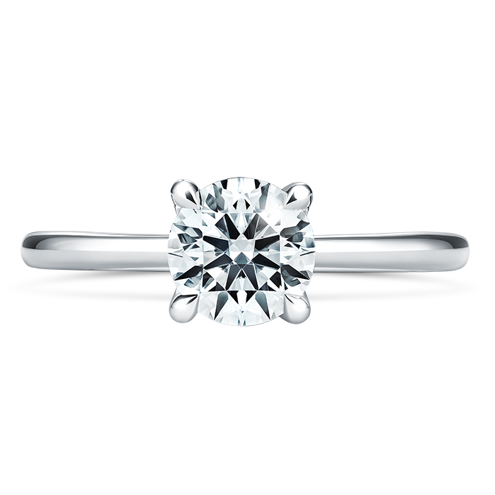 0.3 ctw. Vela Solitaire Ring in Platinum
