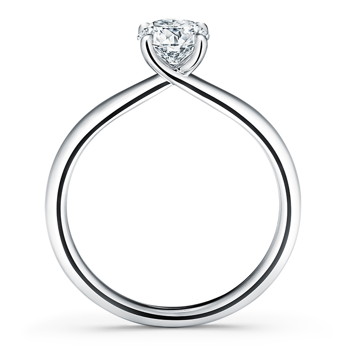 0.3 ctw. Vela Solitaire Ring in Platinum