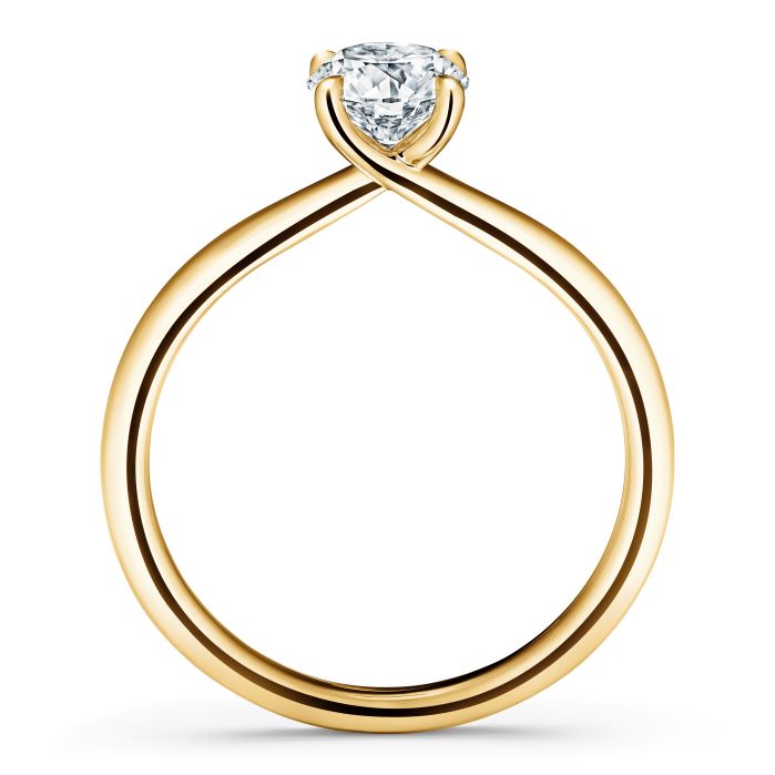 0.5 ctw. Vela Solitaire Ring in 18K Yellow Gold