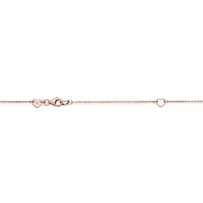 0.4 ctw. Vela Crossover Pendant in 18K Rose Gold